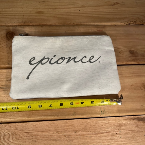 Epionce White Cosmetic Makeup Travel Pouch Bag - 11" x 7" - Picture 7 of 9